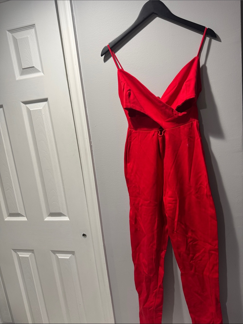 Rolla Coster Bright Red Spaghetti-Strap Jumpsuit